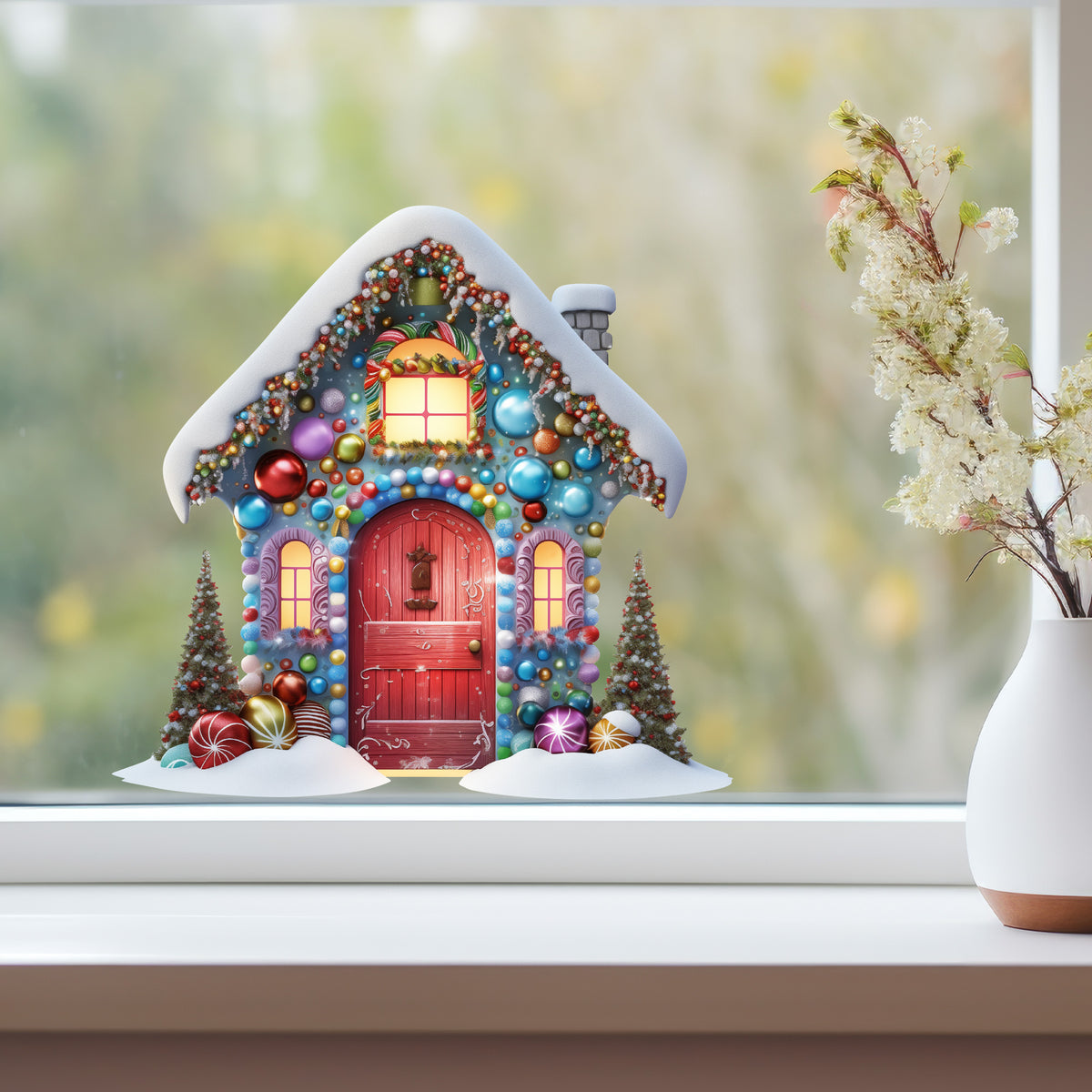 Christmas Village House Wall Sticker – My Wonderful Walls