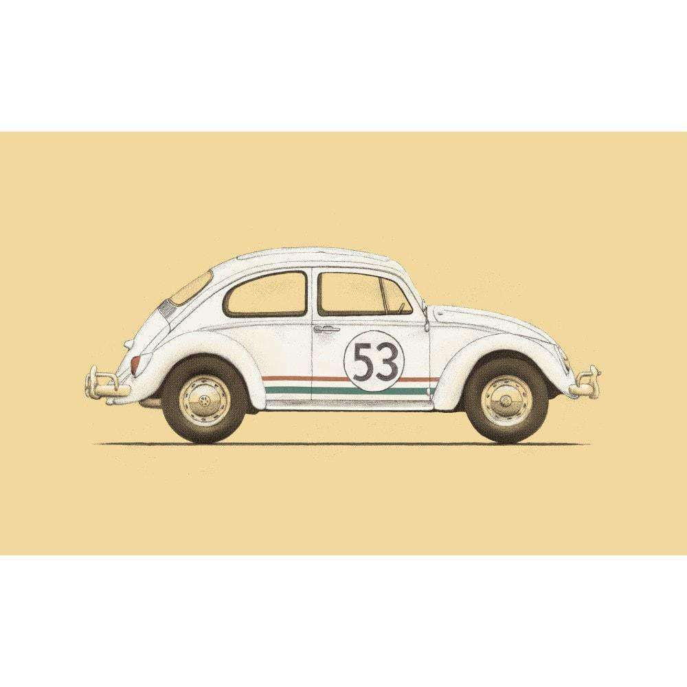 Herbie the Love Bug Wall Sticker Decal by Florent Bodart – My Wonderful