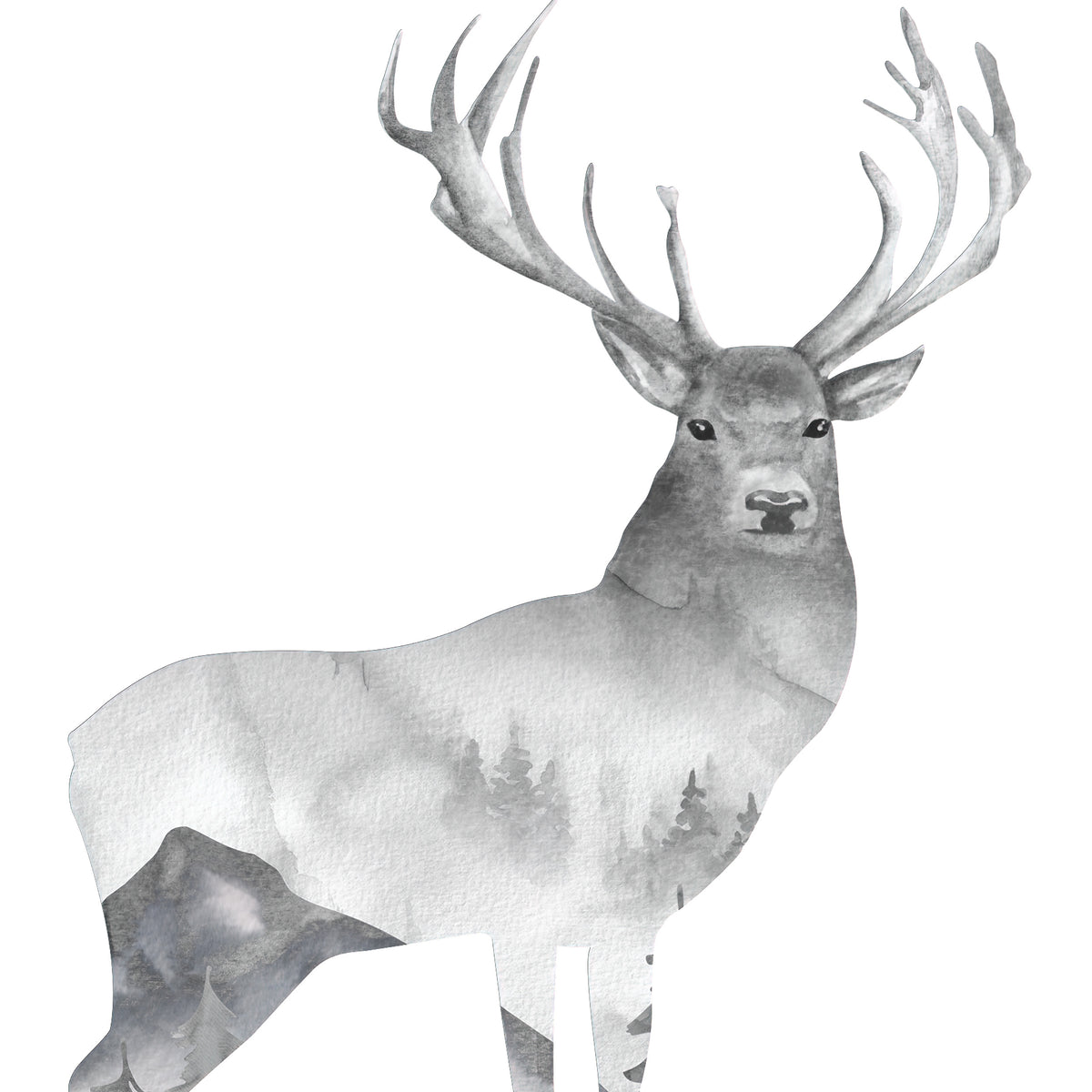 Forest Elk Wall Decal – My Wonderful Walls