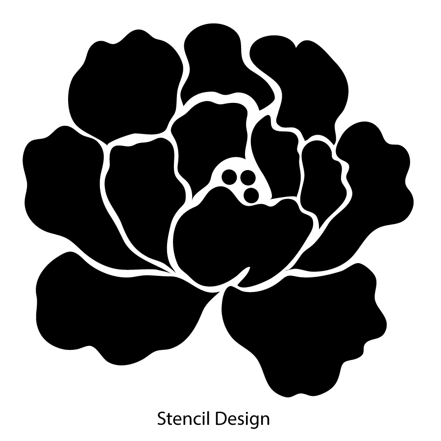 rose stencil shapes