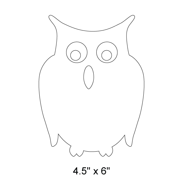 printable owl stencils