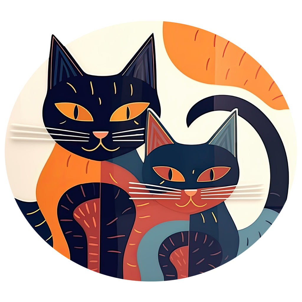 Retro Cat Wall Sticker