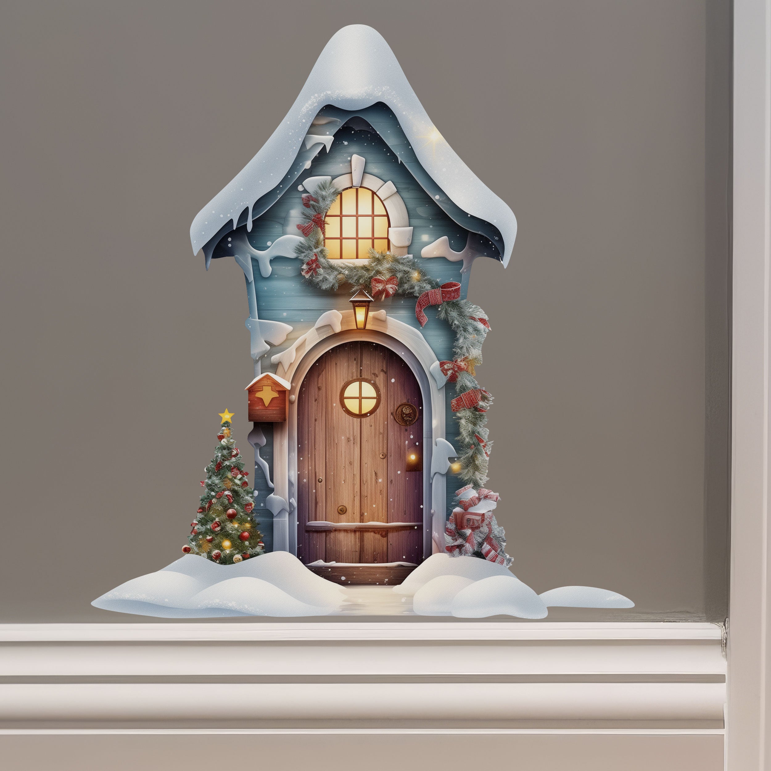 Christmas Village House Wall Sticker – My Wonderful Walls