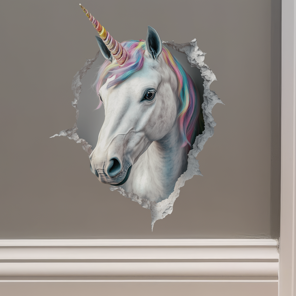 Unicorn Decal on wall