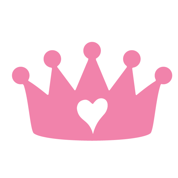 simple princess crown silhouette