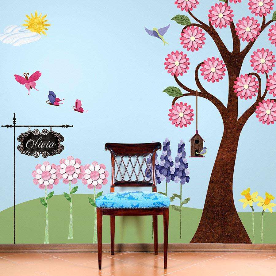 Daffodils and Bee Wall Sticker Set – My Wonderful Walls