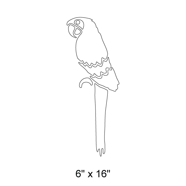 printable bird outline template