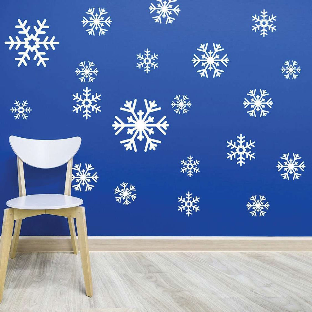 Snowflake Decal Sticker Variety Pack - Winter Holiday Decor – My ...